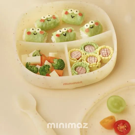 도트 흡착 이유식 식판