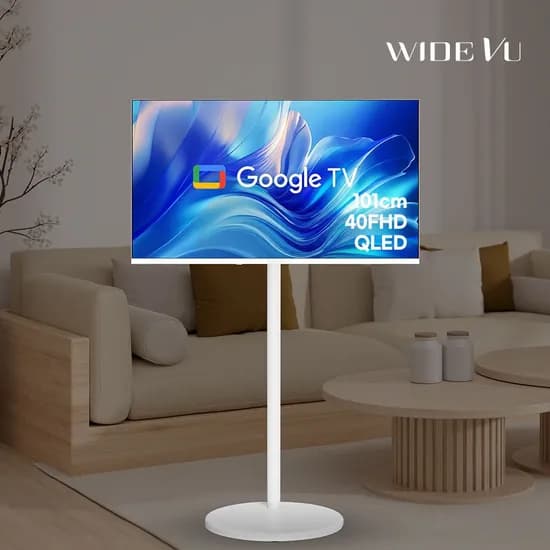 화이트에디션 구글스마트 101cm(40인치)FHD QLEDTV 와이드무빙뷰삼탠바이미