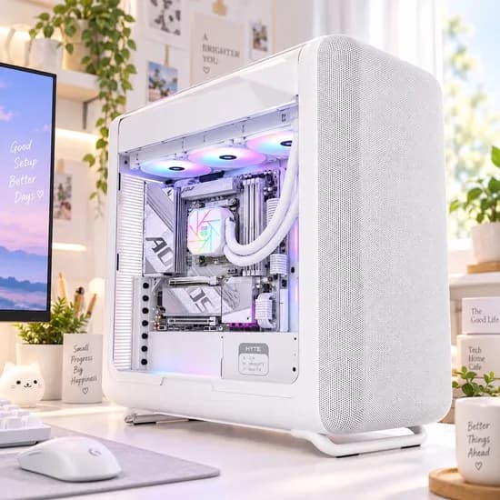 HYTE X50 스노우화이트 반본체PC 9800X3D 32GB