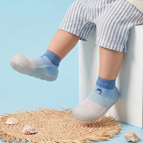아띠빠스 아기 여름용 걸음마신발 1+1세트 구성(폴라베어+돌고래블루)