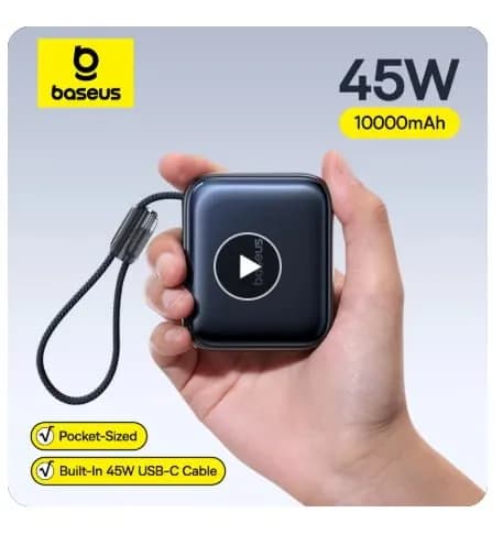Baseus 미니 45W 10000mAh 보조배터리