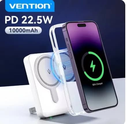 Vention PD 22.5W 10000mAh 마그네틱 무선 보조배터리 Vention PD 22.5W 10000mAh 마그네틱 무선 보조배터리