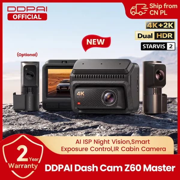 DDPAI Z60Master 듀얼 대시캠 ($133)무배