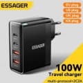 Essager KR플러그 100W GaN 충전기($8.88/무료)