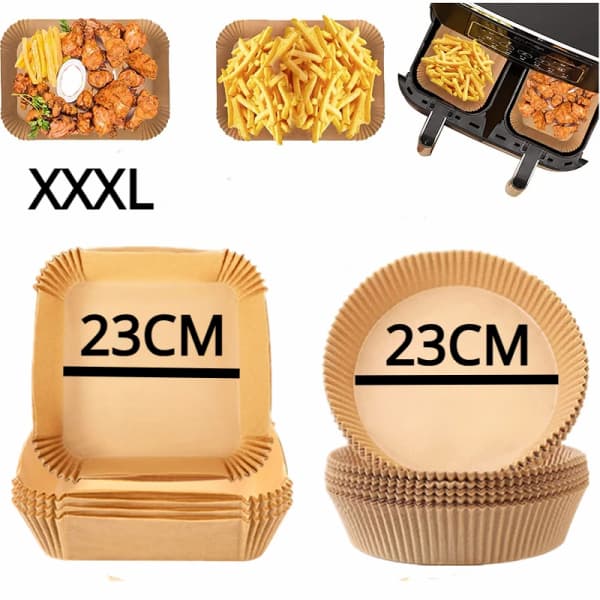 스티머 사각 원형 베이킹 페이퍼 100PCS $3.78