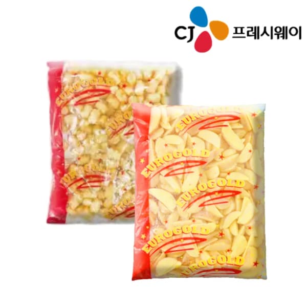 CJ프레시웨이공식]냉동감자 2종 웨지감자, 맛감자 특가 (11,978원/무료)