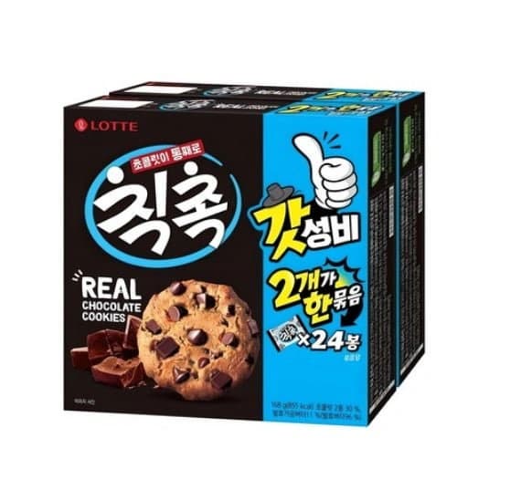 롯데웰푸드 칙촉, 168g, 2개 (3,640원/와우무료)