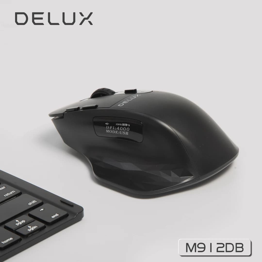 Delux M912DB 인체 공학 무선 마우스 ($11.05/무료)