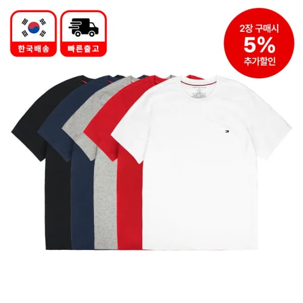 Tommy Hilfiger 면티 남녀공용 반팔티셔츠 T3139 (11,571원/무료배송)1