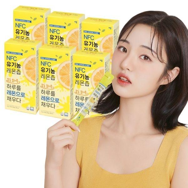 유기농 레몬즙 100% 착즙 280g 6박스 (28,900원/무배)