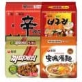신라면 10입 + 안성탕면 5입 + 너구리 5입 + 짜파게티 5입 (총25봉) (16,800원 /무료)