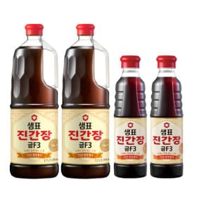 샘표 진간장 금F3 1.7L 2개+500ml 2개 (14,820원/무료)3