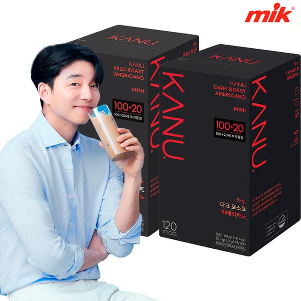 맥심 카누 아메리카노 마일드 미니,다크미니 240T (34,250원/무료)1