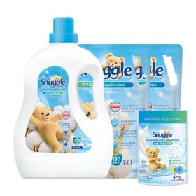 스너글 섬유유연제 4L+2.6L 2개 + 캡슐세제 4P 증정 (23,180원/무료)