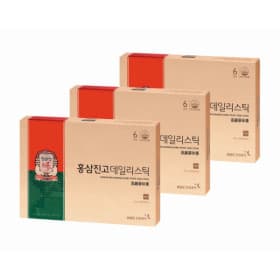 정관장 홍삼진고 데일리스틱(10g20포) 3박스 (59,700원/무배)1