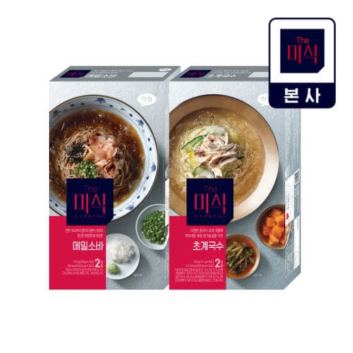 더미식 메밀소바+초계국수 외 6종 (9,860원/무료)