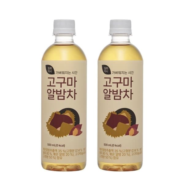 일화차시 고구마알밤차 500ml x 20페트 임박 (7,900원/무배)