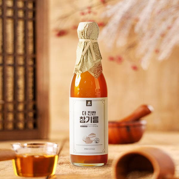 저온압착 당일착유 참기름 350ml+350ml (13,950원 / 무배)4