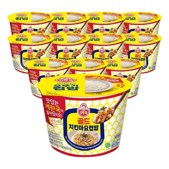 오뚜기 컵밥 치킨마요덮밥(즉석국) 281.5g 12개 (27,360원/무료)