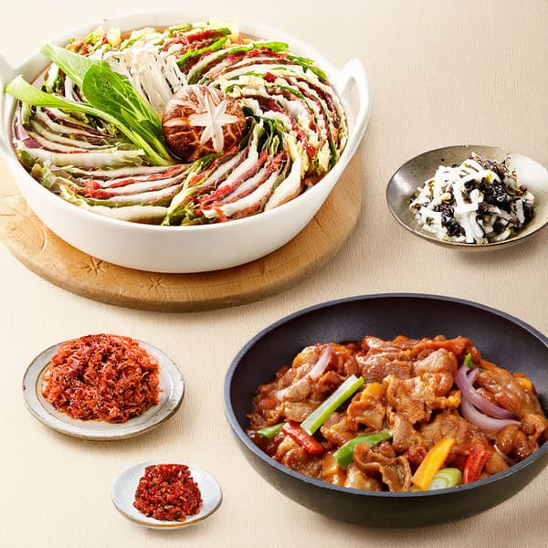 1+1 노키친 밀푀유나베 밀키트 1,295g (9,900원/2개구매시무료)4