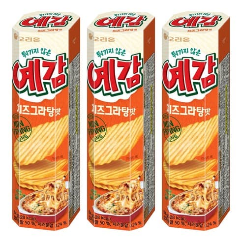 ] 오리온 예감 치즈그라탕맛, 64g, 3개(2,970원/와우무배)23