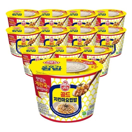 오뚜기 컵밥 치킨마요덮밥(즉석국) 281.5g 12개 (25,920원/무배)2