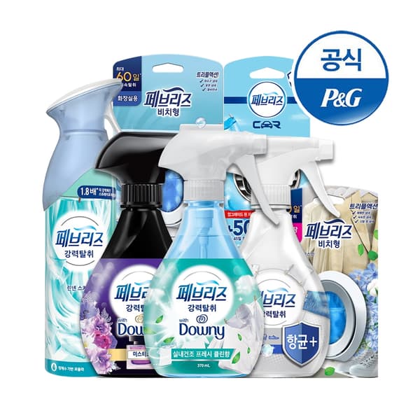 페브리즈 섬유탈취제 370ml 3개+CU 4천원권 (11,339원/무배)1