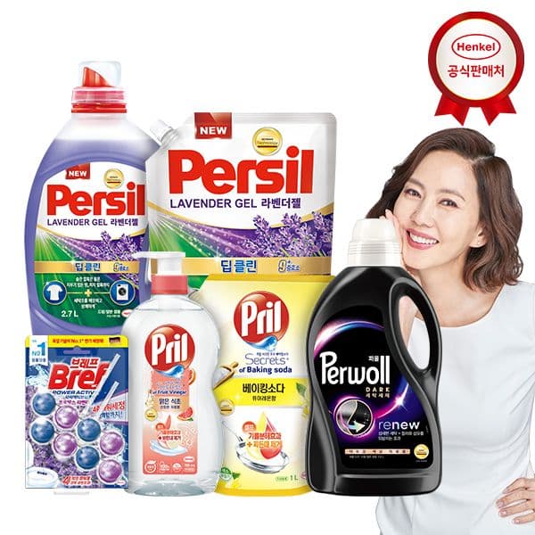 퍼실 딥클린 라벤더 1.8L 6개 + 쿨러백 증정 (토스 30,657원 / 무배)3