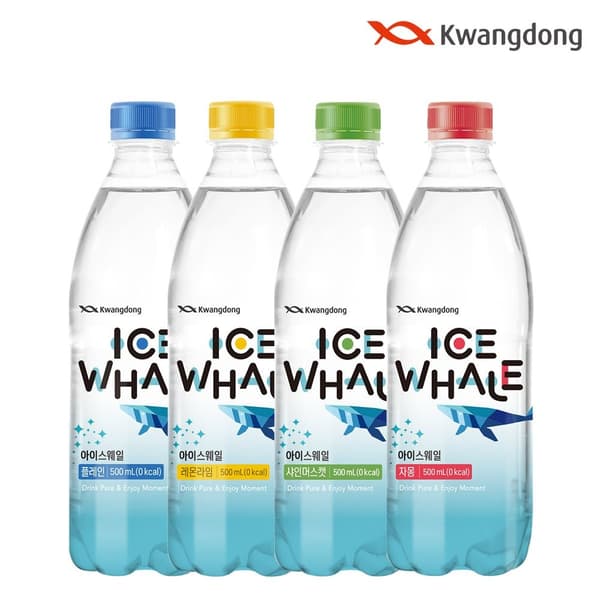 아이스웨일 탄산수 500ml 20pet 4종 택2 유/무라벨 랜덤 발송 (10,830원/무료)1