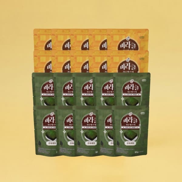 미라클 쌀/두부과자 야채,김파래맛 50g*20개(9,900원/무료)1