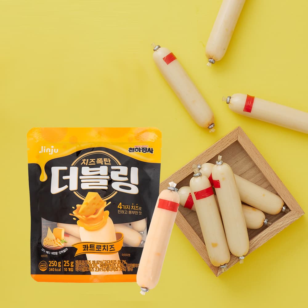 진주햄 더블링 콰트로치즈 25g 10개입 외 다양 (2,990원~/다양)2