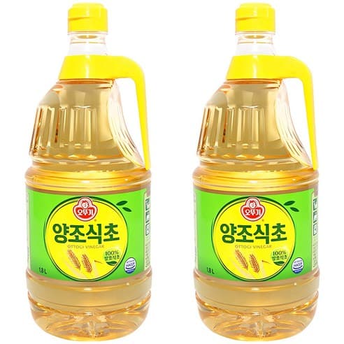 오뚜기 양조식초, 1.8L, 2개(2,880원/와우무배)1