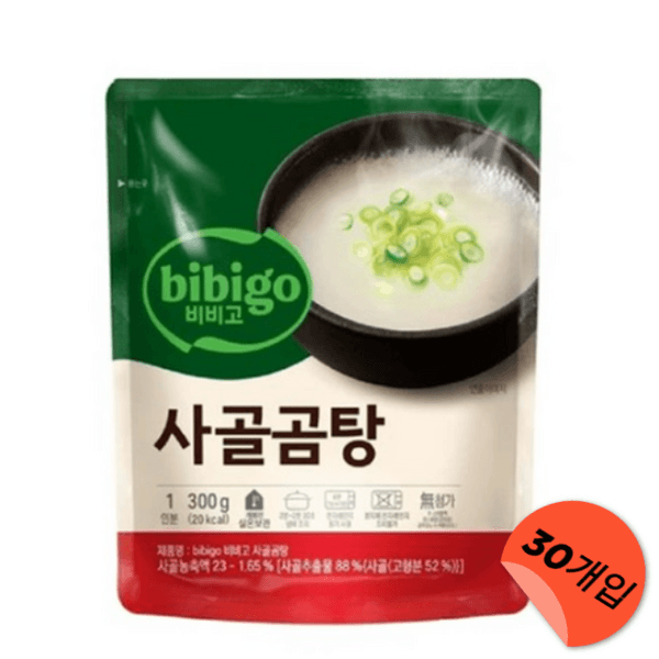 비비고 사골곰탕 300G 30개 (16,300원/무배)2