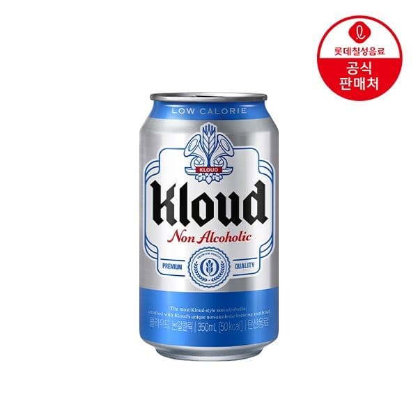 롯데칠성 클라우드 논알콜릭 350ml 24캔 (15,900원/무료)