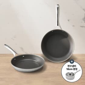 코렐 듀라나노 논코팅 프라이팬 2종(팬 20cm+팬28cm) 세트 + 편수냄비(18cm) 증정 (139,000원/무료)2