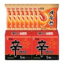 농심 새우깡 보통맛 90G 총 8봉, 신라면 총 2팩(15,050원/유클 무료배송)1