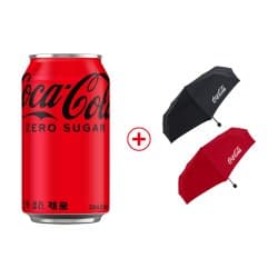 코카콜라 제로350ml 캔 24개+(증정) 코카콜라 우산 16,980원 /무배9