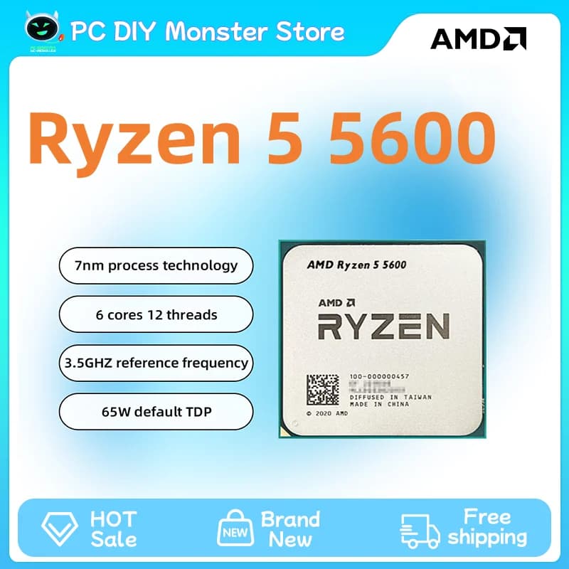 AMD 라이젠 5600 (코인1659개필요) ($54.92/무료)