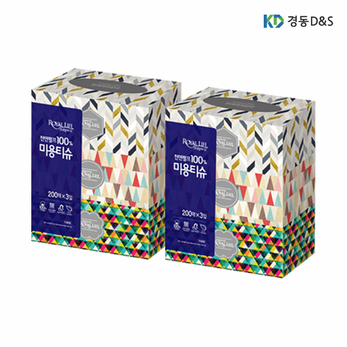 천연펄프 미용티슈(200매 3개입) x 2개 4900원/1만이상시 무료
