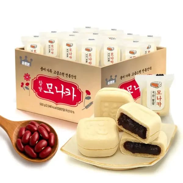 우리찹쌀 종합모나카 550g/약39개 (9,900원/무료)1