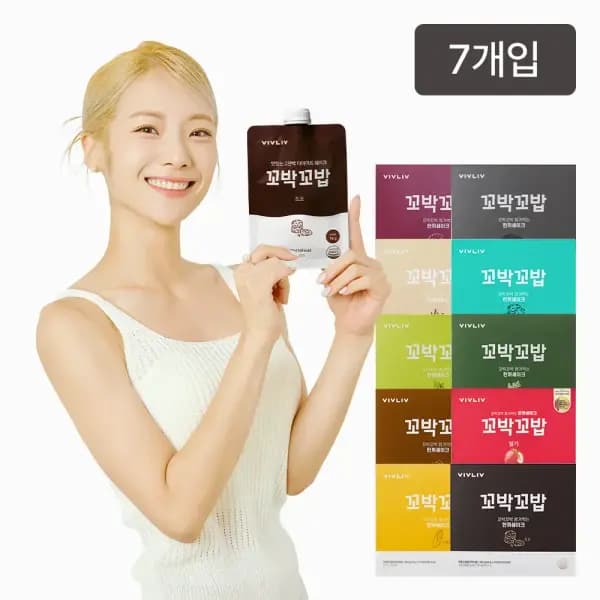 비브리브 꼬박꼬밥 식사대용 단백질 쉐이크 40g 7개 10종 택1 (18,900원/무배)