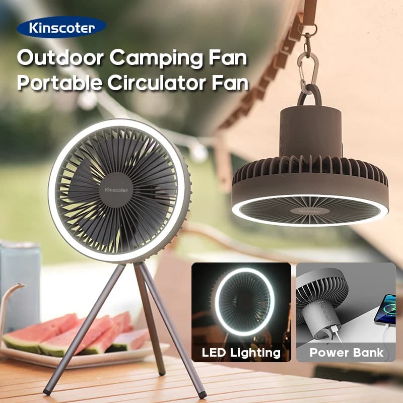 샤오미 유선팬 $33.19/KINSCOTER 6 in 1 캠핑 팬 $19.01