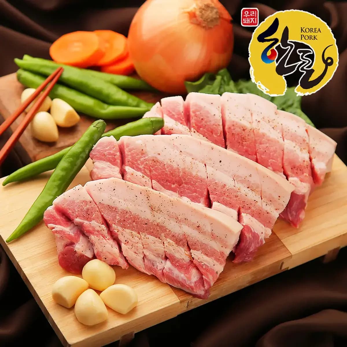] 한돈 생 삼겹살 1.2kg (18,500원/무료)13