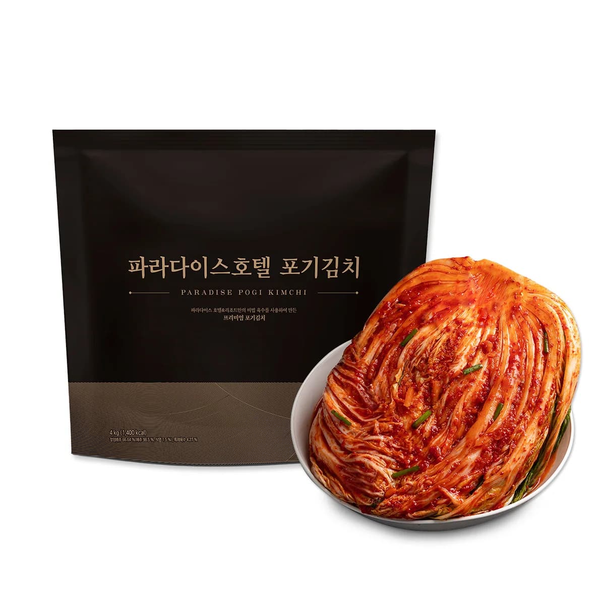 피코크 조선호텔 포기김치 2.5kg(14,419원), 8kg(46,756원), 파라다이스호텔 포기김치 4kg(19,380원)3