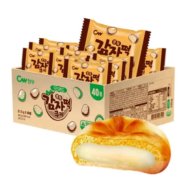 쫀득감자떡쿠키 860g/40입 (10,900원)