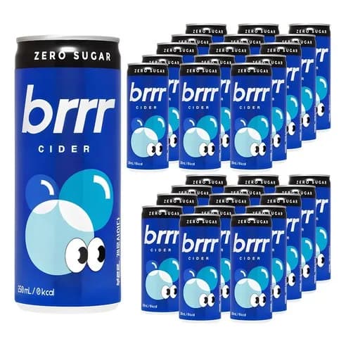 부르르 제로사이다 250ml 30개