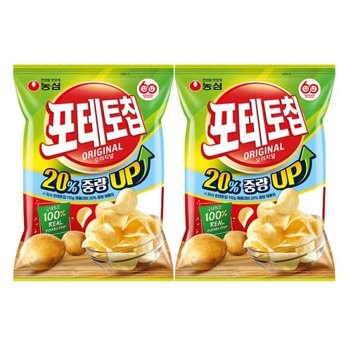 포테토칩 오리지널 2개 132g