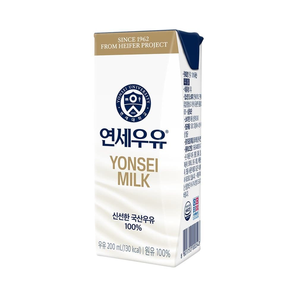 연세우유 멸균우유 200ml 24팩