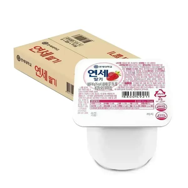 연세 요거트 딸기 복숭아 플레인 택1 24개