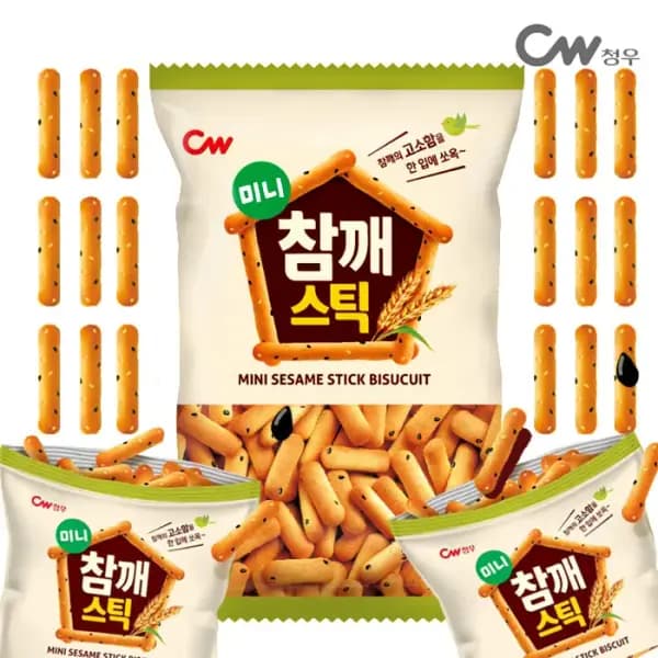 미니참깨스틱 370g x 3개